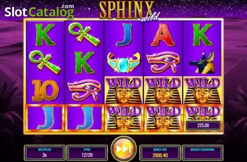 Скрин6. Sphinx Wild слот
