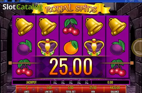 Скрин3. Royal Spins слот