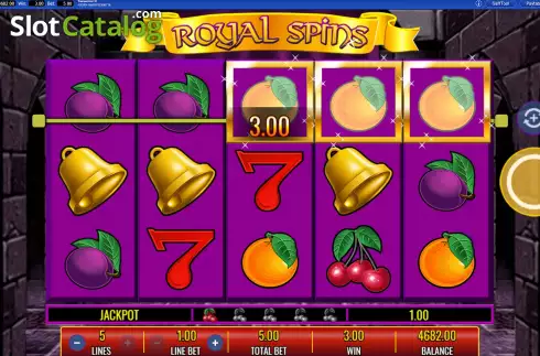 Скрин4. Royal Spins слот