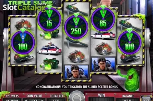 Скрин3. Ghostbusters Triple Slime слот