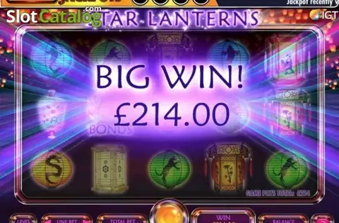 Скрин6. Mega Jackpots Star Lanterns слот