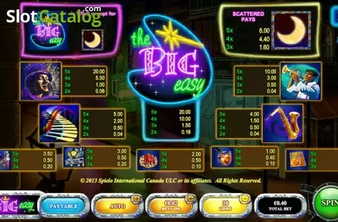 Скрин7. The Big Easy слот