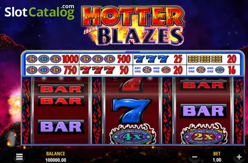 Скрин2. Hotter than Blazes слот