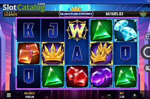 Скрин2. Quantum Crown MegaJackpots слот