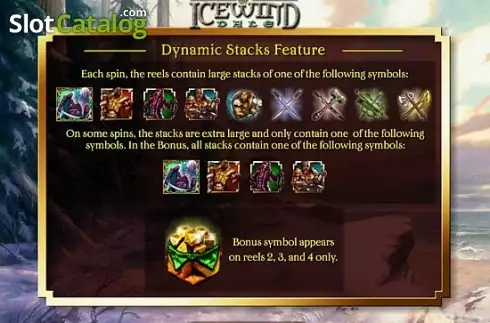 Скрин2. Dungeons and Dragons: Treasures of Icewind Dale  слот