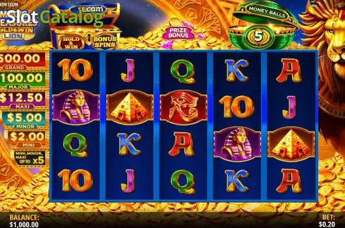Скрин2. Magic Treasures Hold & Win Lion слот