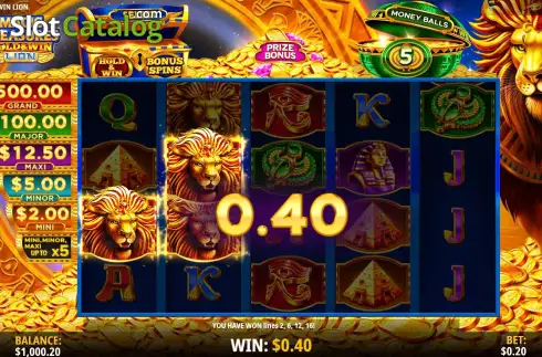 Скрин3. Magic Treasures Hold & Win Lion слот