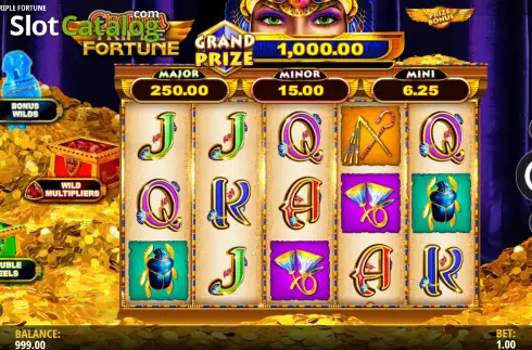 Скрин3. Cleopatra Triple Fortune слот