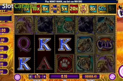 Скрин3. Money Mania Cats слот