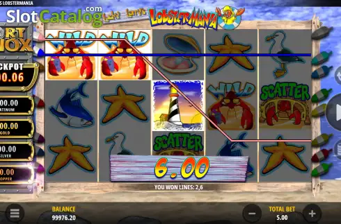 Скрин3. Fort Knox Lucky Larry's Lobstermania слот