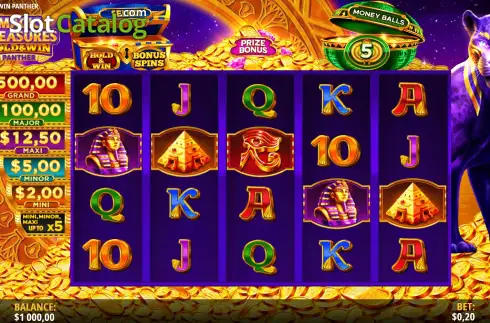 Скрин2. Magic Treasures Hold & Win Panther слот