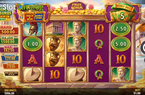 Скрин2. Magic Treasures Hold & Win Pegasus слот