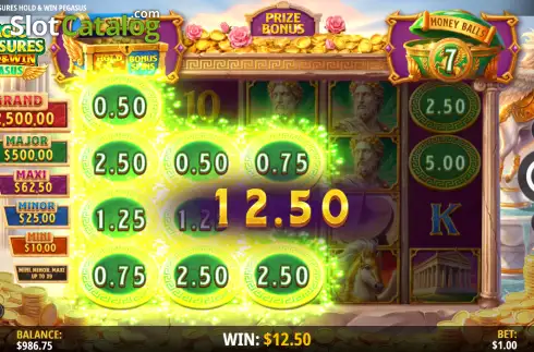 Скрин3. Magic Treasures Hold & Win Pegasus слот