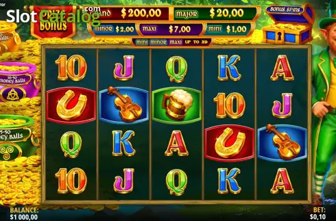 Скрин2. Magic Treasures Gold Enchanted Shamroc слот