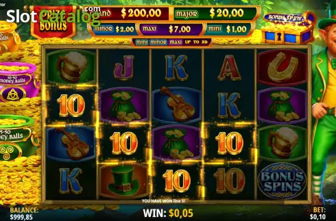 Скрин3. Magic Treasures Gold Enchanted Shamroc слот