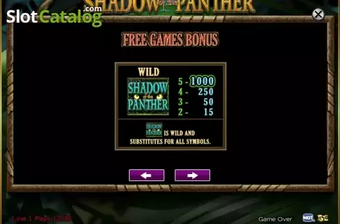Скрин8. Shadow of the Panther слот