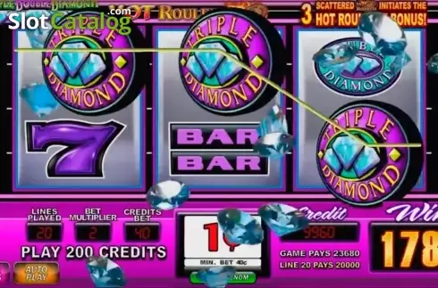 Скрин2. Hot Roulette - Triple Double Diamond слот