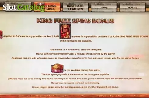 Скрин3. King of Macedonia слот
