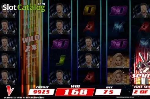 Скрин2. The Voice Video Slots слот