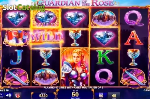 Скрин2. Guardian of the Rose слот