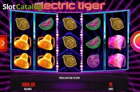 Скрин2. Electric Tiger слот