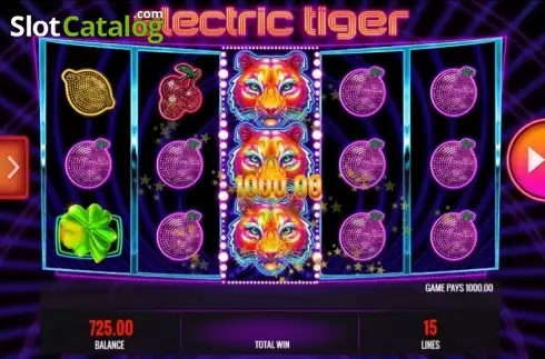 Скрин5. Electric Tiger слот
