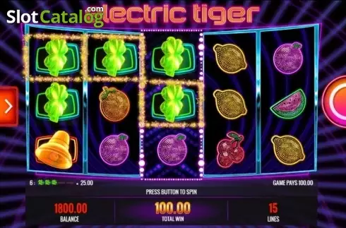 Скрин6. Electric Tiger слот