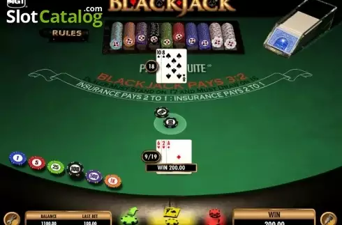 Скрин4. Blackjack (IGT) слот