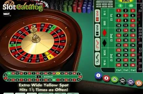 Скрин2. Double Bonus Spin Roulette слот