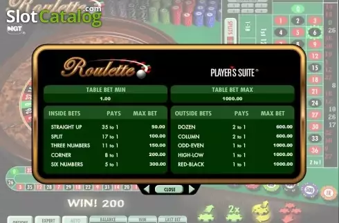 Скрин6. Roulette (IGT) слот