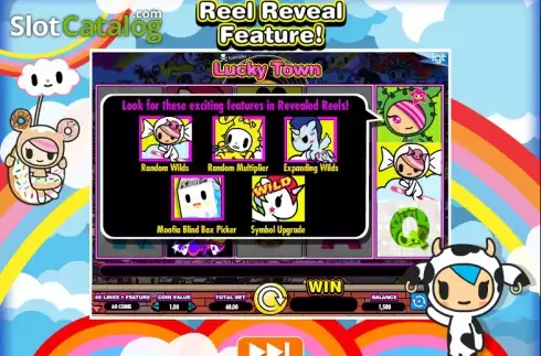 Скрин3. Tokidoki – Lucky Town слот
