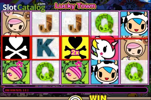 Скрин5. Tokidoki – Lucky Town слот