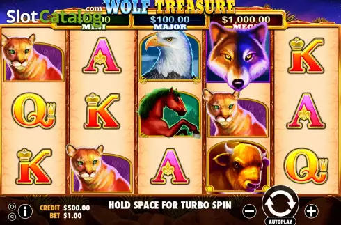 Скрин3. Wolf Treasure (IGTech) слот