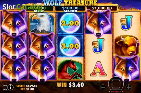 Скрин6. Wolf Treasure (IGTech) слот