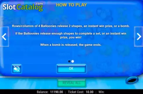 Скрин6. Balloonies Pop and Swap слот