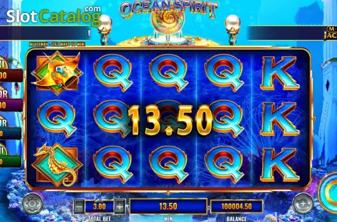 Скрин3. Ocean Spirit MegaJackpots слот