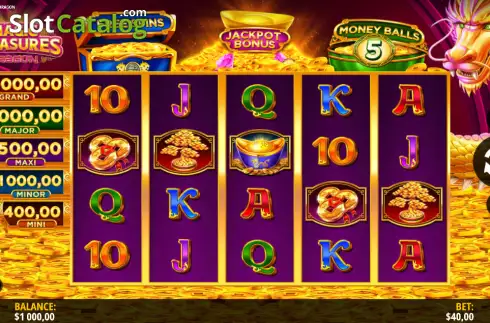 Скрин2. Magic Treasures Dragon слот