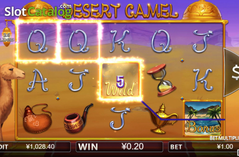 Скрин4. Desert Camel слот