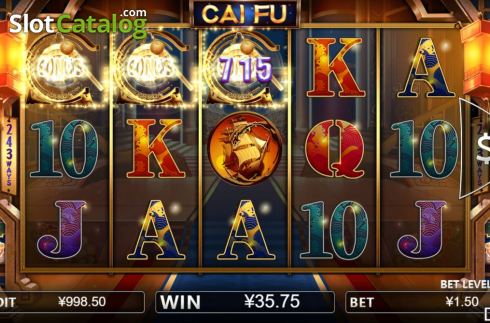 Скрин3. Cai Fu слот