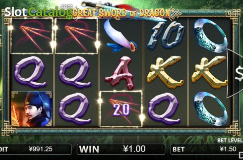 Скрин4. Great Sword of Dragon слот