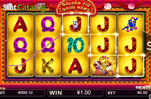 Скрин3. Golden Pig Good News слот