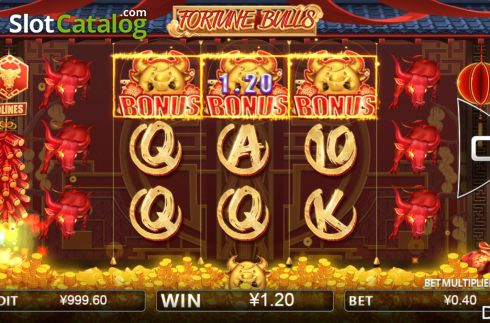 Скрин3. Fortune Bulls слот