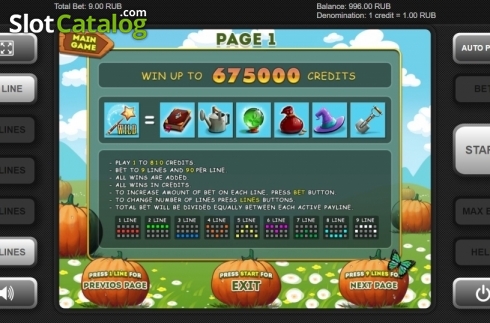 Скрин5. Pumpkin Fairy слот