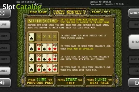 Скрин6. Crazy Monkey 2 (Igrosoft) слот