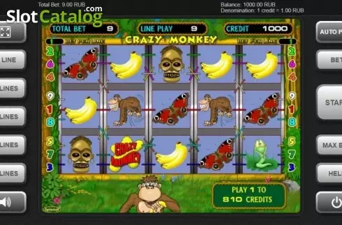 Скрин2. Crazy Monkey (Igrosoft) слот