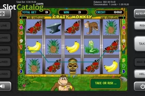 Скрин3. Crazy Monkey (Igrosoft) слот