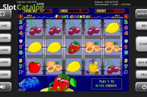 Скрин2. Fruit Cocktail (Igrosoft) слот