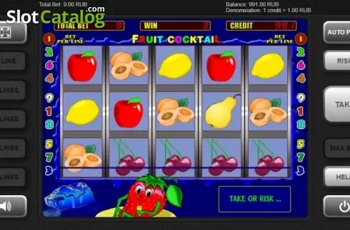 Скрин3. Fruit Cocktail (Igrosoft) слот