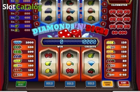 Скрин2. Diamonds 'N' Dices слот