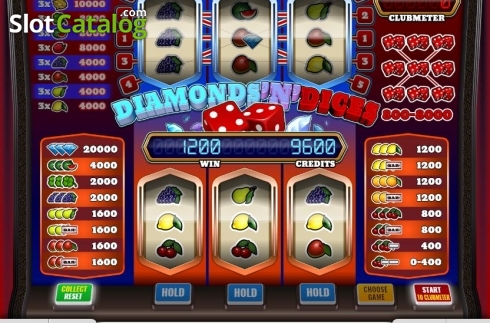 Скрин3. Diamonds 'N' Dices слот